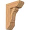 Ekena Millwork Merced Slat Smooth Bracket w/ Offset Brace, Western Red Cedar, 7 1/2"W x 18"D x 26"H BKT0806X18X26MRC06SWR - alternate 1
